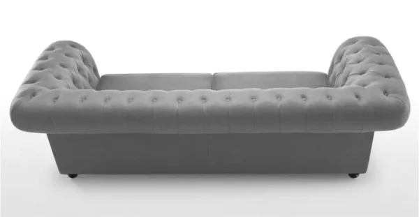 Sage Chesterfield Style Sofa - Image 4