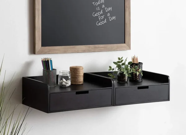 Modern Floating Wall Shelf Side Vanity - Image 2