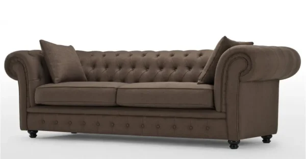 Sage Chesterfield Style Sofa - Image 6