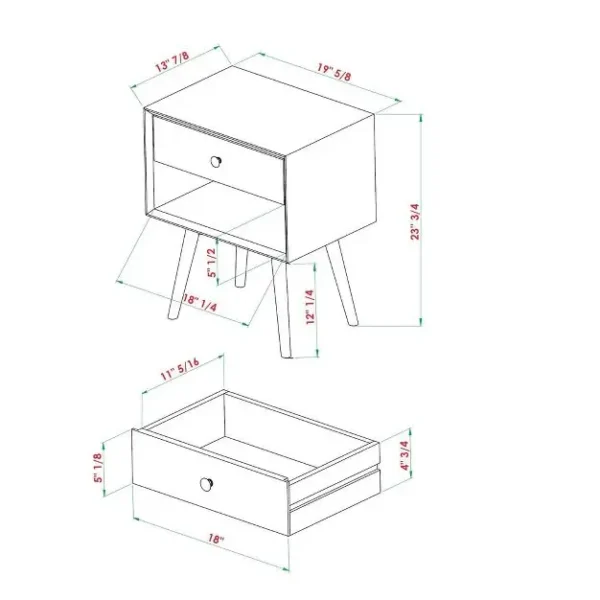 Wave Side Table - Image 6