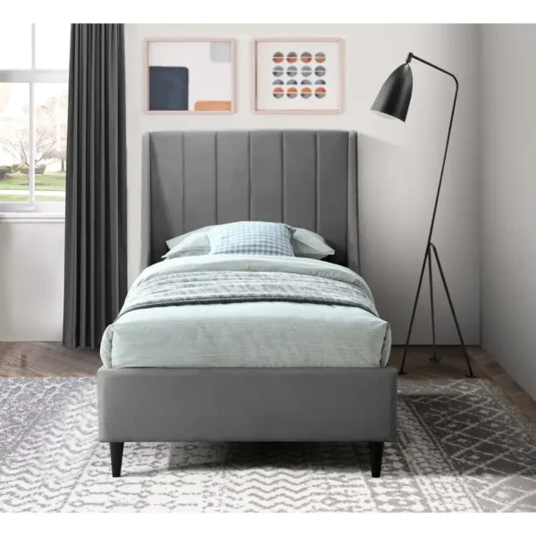 Ranca Emerald Velvet Single Bed - Image 8