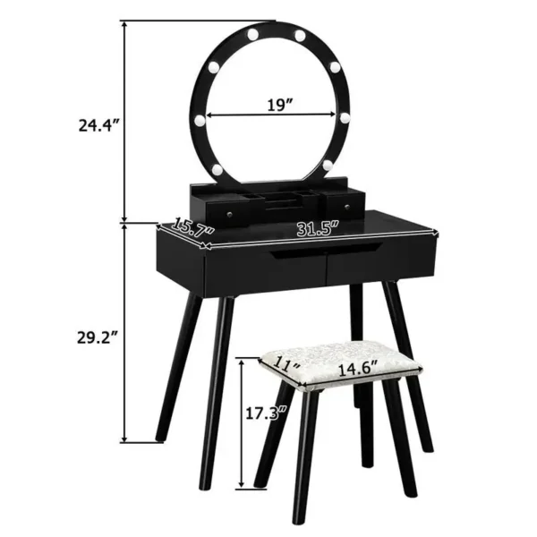 Skie Makeup Vanity Dressing Table - Image 6
