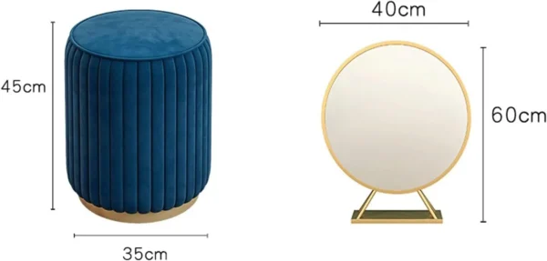 DEOTSY Vanity Dresser with Stool - Image 10