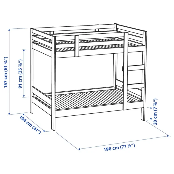 Solid Wood Bunk Bed - Image 5