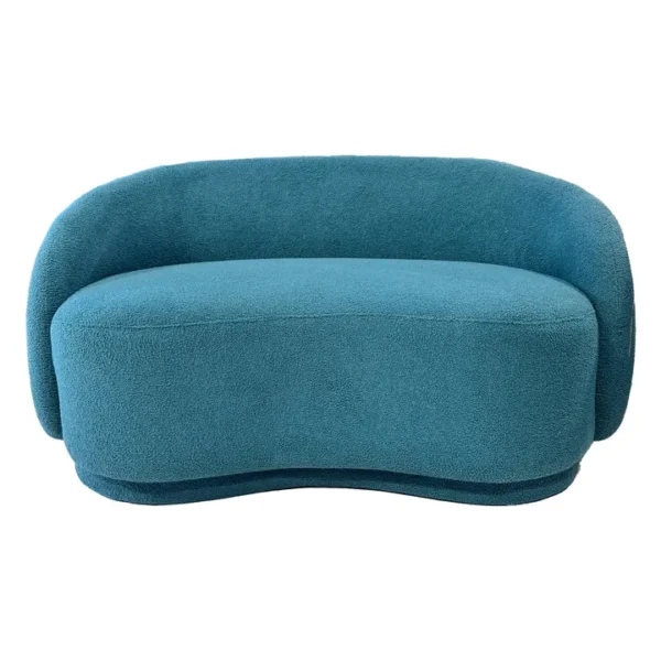 Modern Cloud Bug Couch with Soft Boucle Upholstered – Curved Sofa for Living Room - Image 7