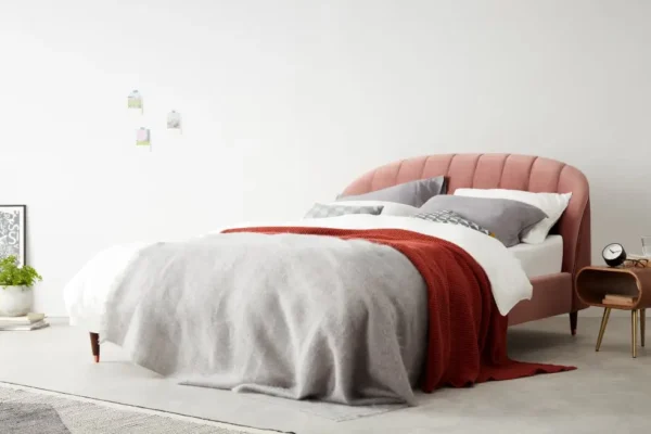 Madelina Upholstered Bed – Vintage Glam in Dubai - Image 2