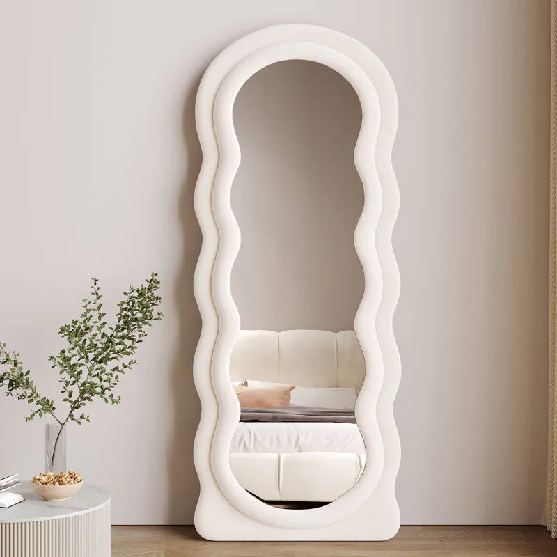Wavy Tufted Hanging & Standing Mirror – Modern and Stylish Mirror for Your Home in Dubai, Sharjah, and UAE