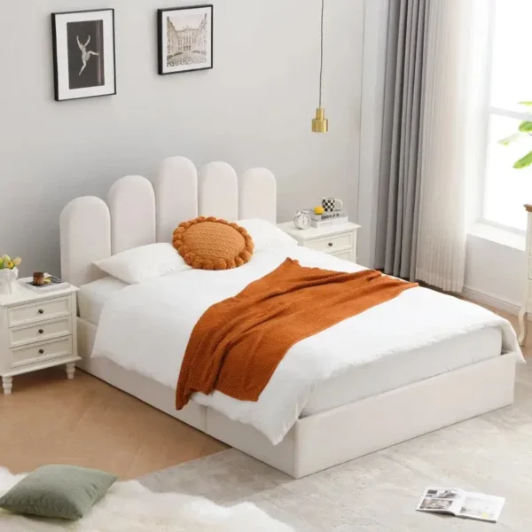 Zinra Bed – Modern and Stylish Velvet Upholstered Bed in Dubai - Image 8